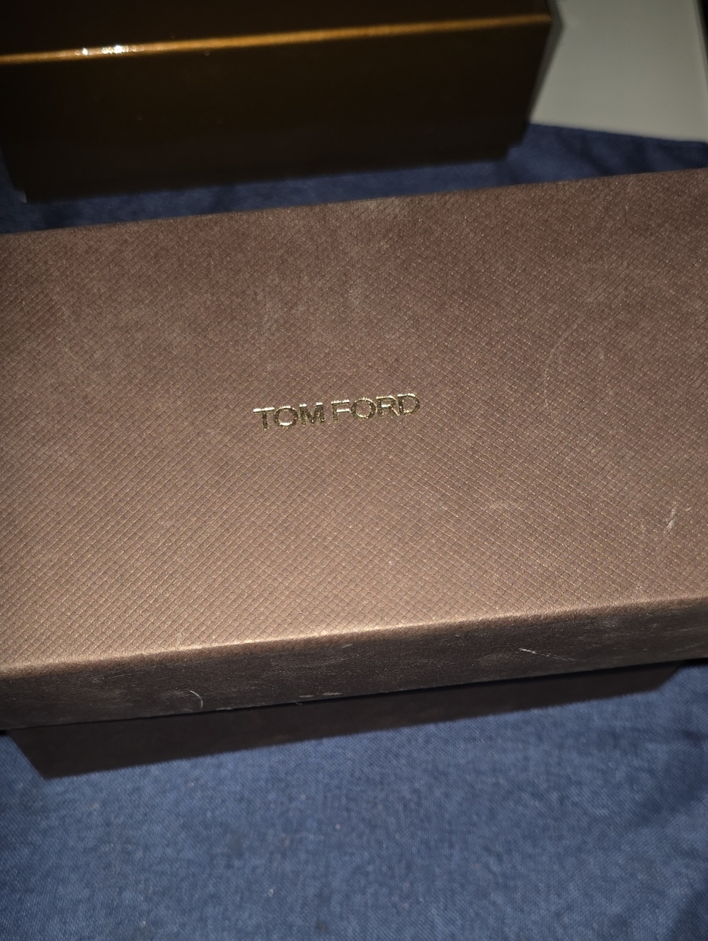 Tom Ford Brown Box with Gold Logo